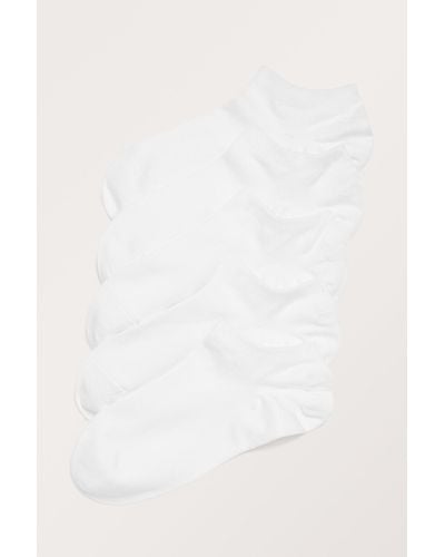 Monki 5-pack White Ankle Socks