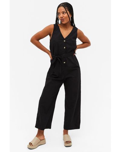 Monki Sleeveless Jumpsuit - Black