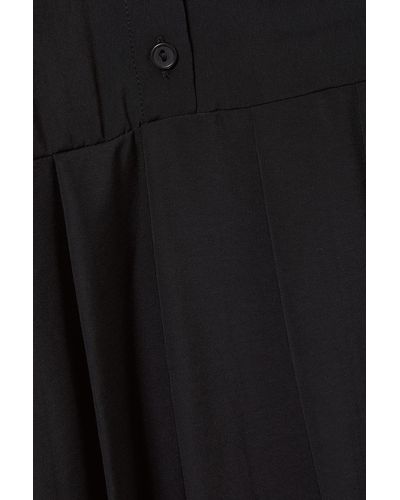 Monki Midi Length Shirt Dress - Black