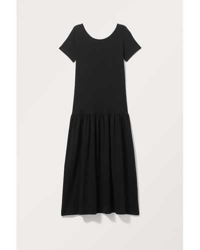 Monki Slim Fit Maxi Dress - Black