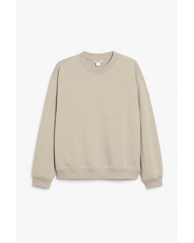 Monki Loose-fit Sweater - Natural