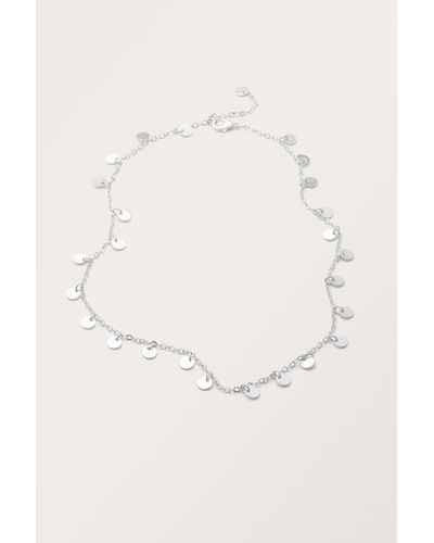 Monki Chain Pendant Necklace - Natural