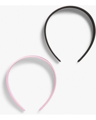 Monki 2-pack Alice Band - Pink