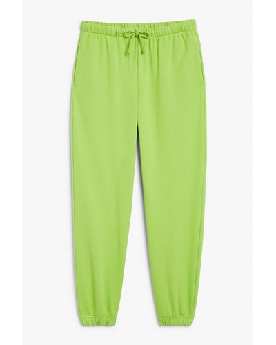 Monki Green Sporty Sweatpants