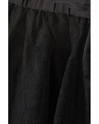 Monki Midi Tulle Skirt - Black