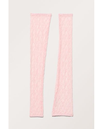 Monki Lace Sleeves - Pink