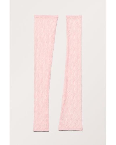 Monki Lace Sleeves - Pink