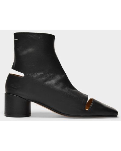 MM6 by Maison Martin Margiela Ankle Boots - Black