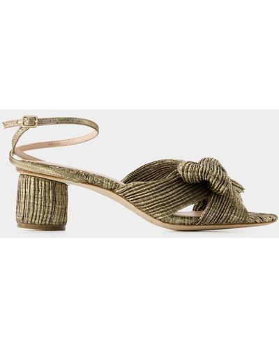 Loeffler Randall Dahlia Sandals - Metallic