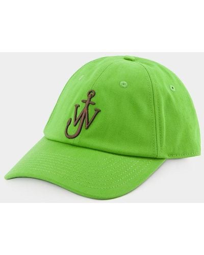 JW Anderson Baseball Cap - Green