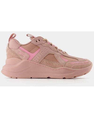 Burberry Leather & Mesh Sneaker - Pink