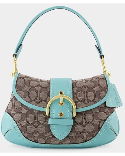 Coach, Bags, Like New Coach Soho Hobo Leather Flap Crossbodyshoulder Bag