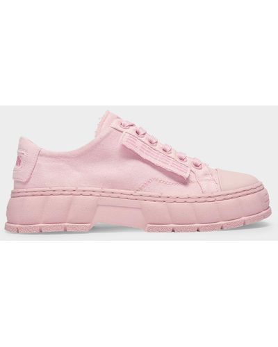 Viron 1968 Pink Canvas 400 Pink Sneakers