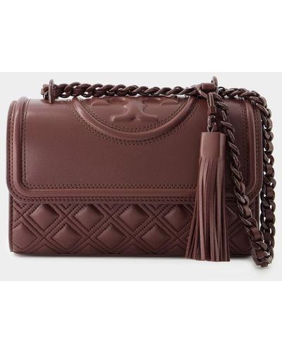 Tory Burch Fleming Small Convertible Bag - Purple