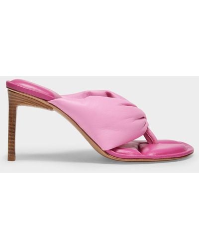 Jacquemus Les Sandales Mari Leather Sandal - Pink