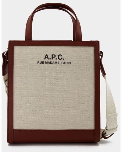 A.P.C. Camille Tote Small - Brown