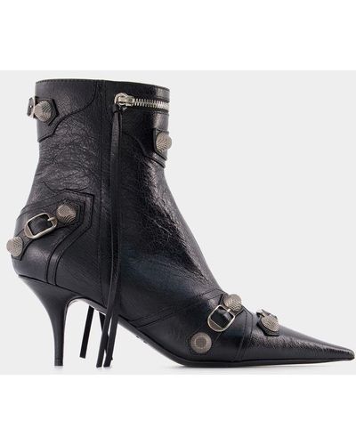 Balenciaga Cagole M70 Ankle Boots - Black