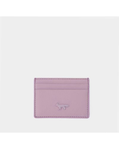 Maison Kitsuné Cloud Card Holder - Purple