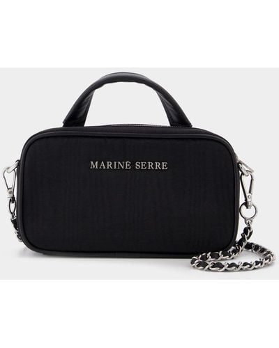 Marine Serre Moire Madame Mini Bag - Black