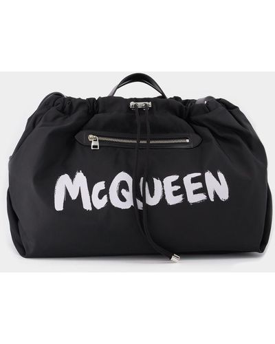 Alexander McQueen Large Cord Bag - Black