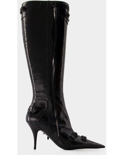 Balenciaga Cagole H90 Boots - Black