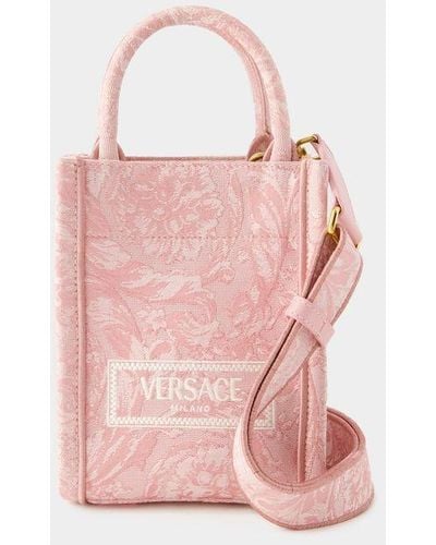 Versace Athena Mini Tote Bag - Pink