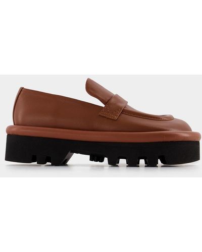 JW Anderson Bumper Chunky Flats - Brown