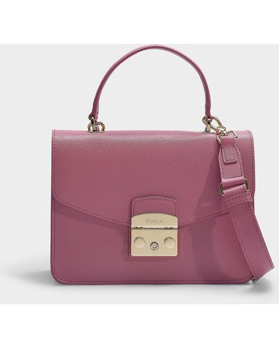 Furla Metropolis S Top Handle Bag In Azalea - Pink