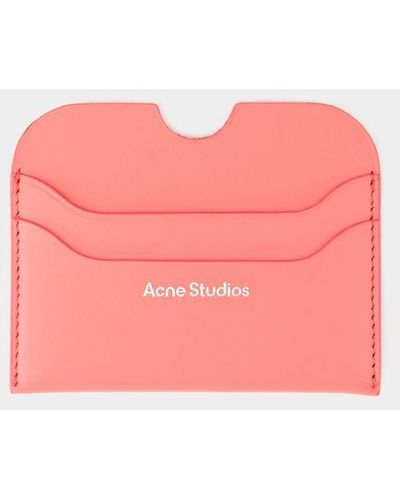 Acne Studios Elmas Large S Card Holder - Pink