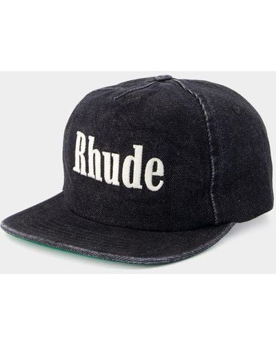 Rhude Structured 1 Cap - Black