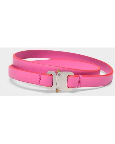 1017 ALYX 9SM Micro Buckle Belt - Pink