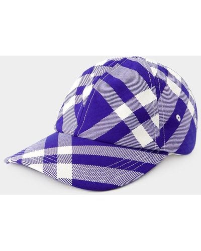 Burberry Monogram Cap - Purple