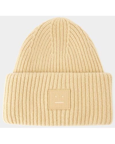 Acne Studios Pansy N Face Beanie - Natural