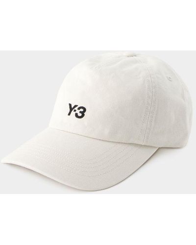 Y-3 Caps & Hats - White