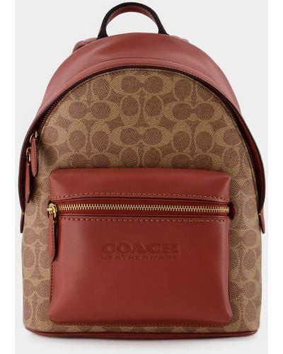 COACH Charter 24 Bagpack - Red