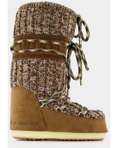 Moon Boot Icon Wool - Brown