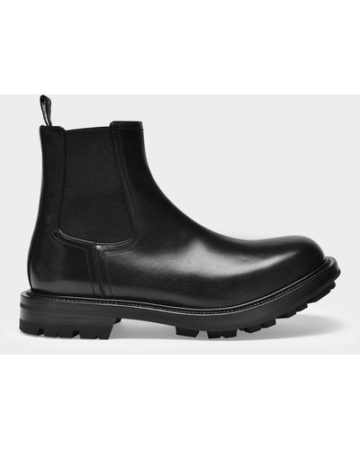 Alexander McQueen Watson Boots - Black