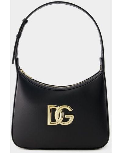 Dolce & Gabbana Black Sicily Shoulder Bag