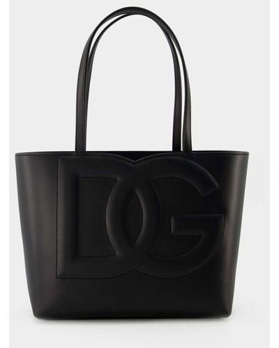 Dolce & Gabbana Dg Logo Small Handbag - Black
