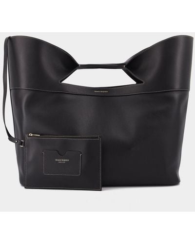 Alexander McQueen The Bow Large Bag - Black