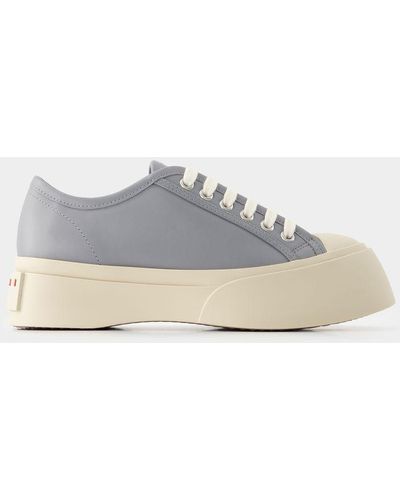 Marni Laced Up Sneakers - Gray