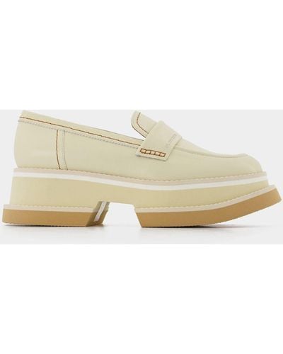Robert Clergerie Banelsp Flat Shoes - - White - Leather - Natural