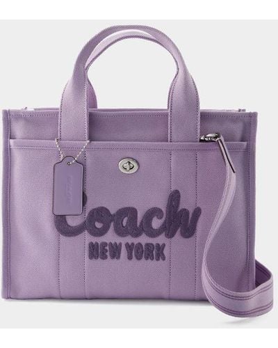 COACH Cargo Shopper Bag - Purple