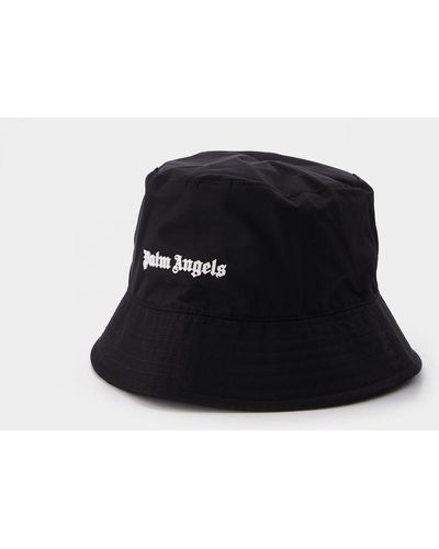 Palm Angels Classic Logo Bucket Hat - Black