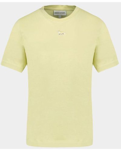 Maison Kitsuné Baby Fox Patch T-shirt - Yellow