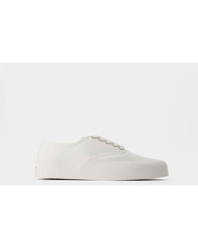 Maison Kitsuné Lace Up Sneakers - White