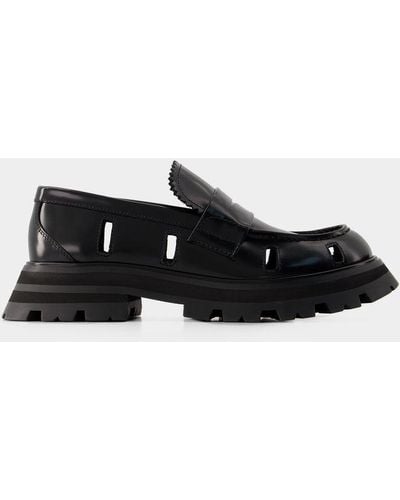 Alexander McQueen Flat Shoes - Black
