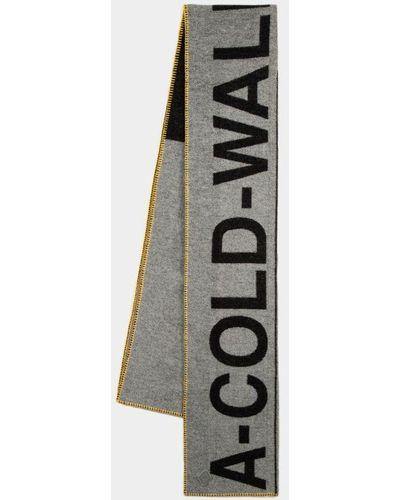 A_COLD_WALL* Large Logo Scarf - Black