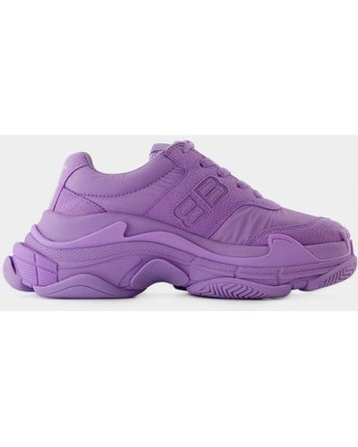 Balenciaga Triple S Sneakers - Purple