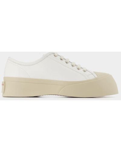 Marni Pablo Lace-up Sneakers - Natural
